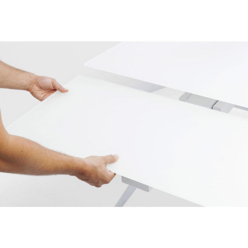 Extension Table Amsterdam White 160(40+40)x90cm